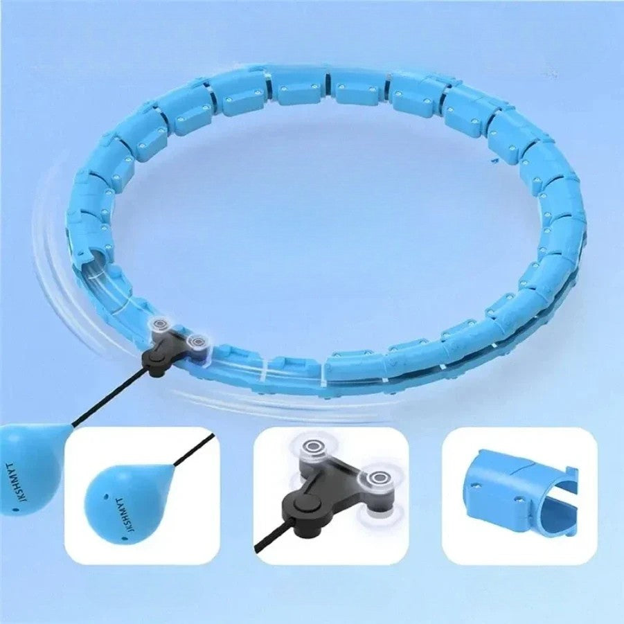 Gewichteter Hula Hoop– Bauchtrainer Reifen für Taille & Core